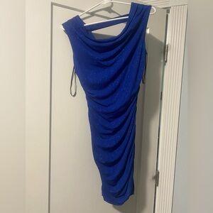 Sweet Storm Mini Blue Dress